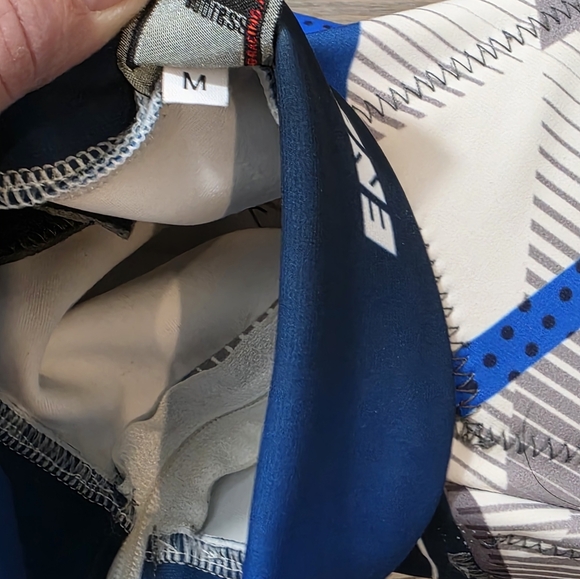 ENERGIAPURA Ski Racing Suit Padded Mens M Catsuit Speed Suit Lycra Blue White - Picture 6 of 13